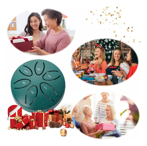 ~ Tambor Ethereal Drum Christmas Handpan, Tambor De Regalo