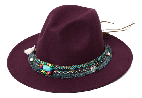 Sombrero Fedora Para Hombre Y Mujer Estilo Boho Panameño