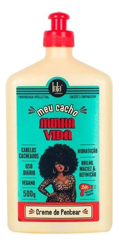 Crema Para Peinar Cabellos Rizados Minha Vida Lola Cosmetics