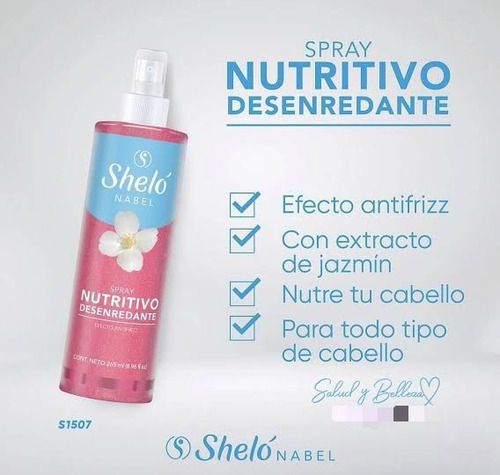 Spray Nutritivo Desenredante Shelo Nabel