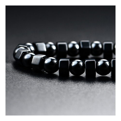 Imagen 7 de 7 de Collar Magnético Negro Imán Terapia Salud Collares