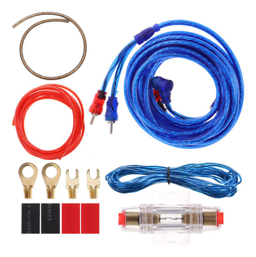 8ga 2000w Cable De Alimentación Del Coche Amplificador De Al