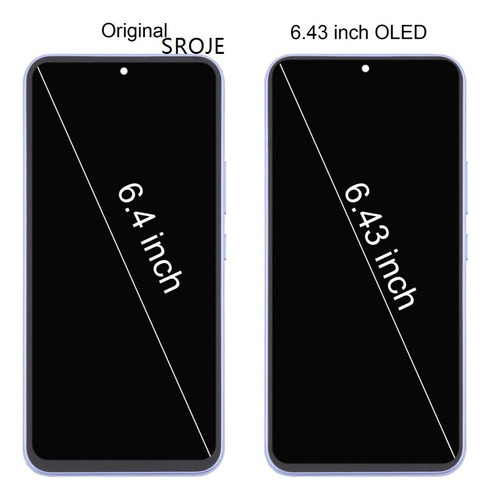 Pantalla Lcd Con Marco Para Samsung Galaxy A54 5g Sm-a546 De