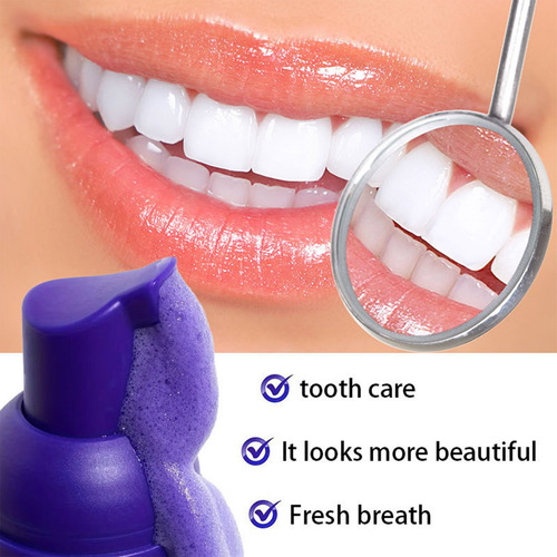 Um Creme Dental De Mousses Roxo Para Remover O Mau Hálito Lo