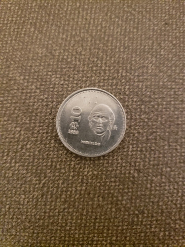 Moneda De 10 Pesos Mexicanos De Morelos De 1989