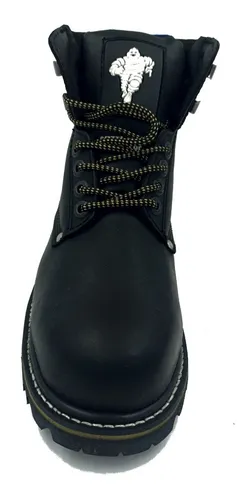 Zapato Michelin Star Fighter Negro Hombre Con Casquillo