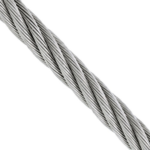 Cable Acero Inoxidable 1/4 7x19 Linea De Vida Barandal X Mt