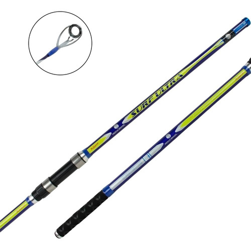 Vara Praia Molinete Surf Ultra 3.90m 3 Partes - Pesca Brasil