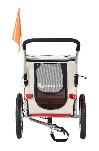 Imagen 5 de 10 de Cochecito-remolque Para Llevar Mascotas En Bici Hasta 30kg