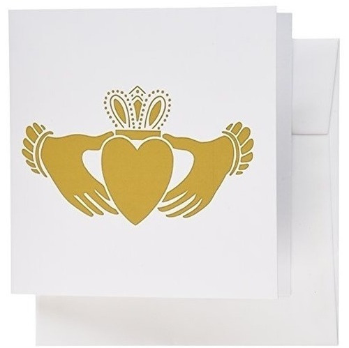 3drose Set Of 12 Greeting Cards Irish Claddagh