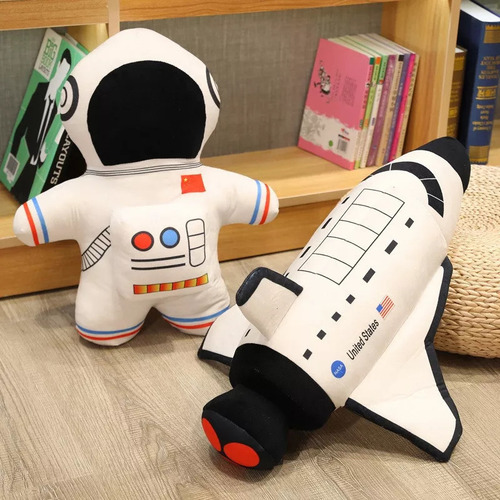 Novo Astronauta De Pelúcia Macia De 2 Peças, Rocket Doll