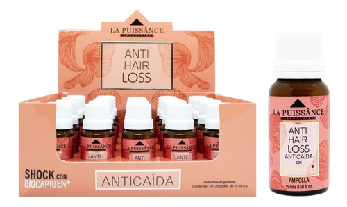 La Puissance Anti Hair Loss Anticaída Ampollas X20 3c 