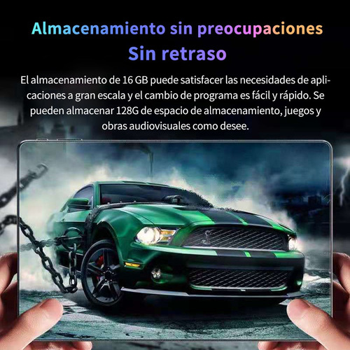 Tablet F44 Edición Premium Android 13 16gb Ram + 128gb Ampliableprocesador Deca-core 2.0ghz (ultra Gaming Pantalla Hd 10.1'' Batería 8000mahwifi 6 Dual Band + Bluetooth 5.0 Certificación Go
