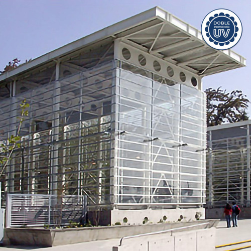 Policarbonato Compacto Transparente 3050x2050x10mm Dvp