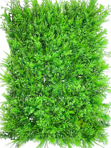 Tapete Decorativo Follaje Verde Artificial 40 X 60