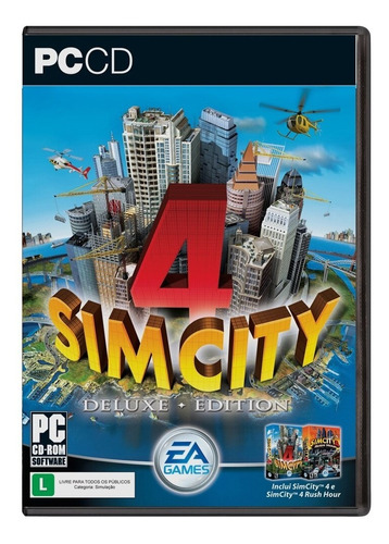 Jogo Simcity 4: Deluxe Edition - Pc (lacrado)