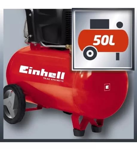 Compresor De Aire Lubricado, 50 Litros 2.5 H.p. Einhell