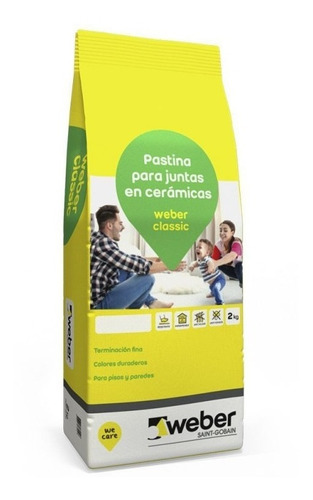 Pastina Para Cerámica Nieve 2kg - Weber Classic