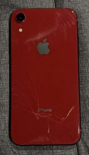 iPhone XR 64gb Rojo | Sólo At&t | Con Detalle En La Parte Trasera (Usado)