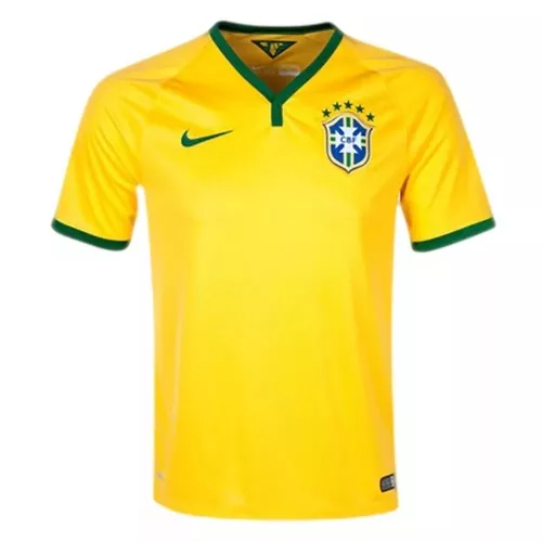 Camisa Feminina Internacional Oficial Nike 2014 Amarela - Zafielo