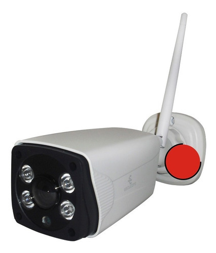 Camara Exterior Wifi Cctv Seguridad 180° Video 3 Megapixeles Color Blanco