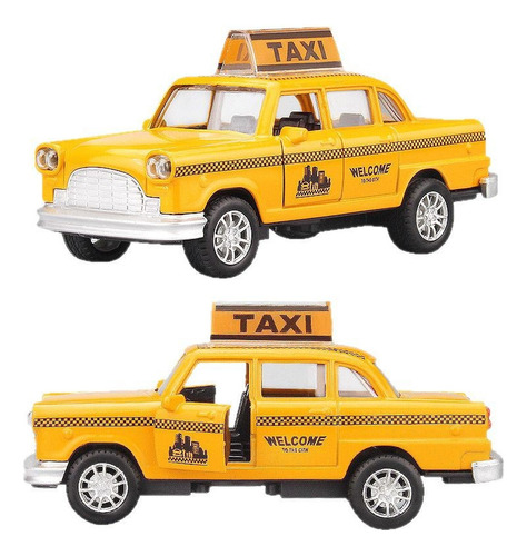 .. Coche Rebound Alloy Taxi, Modelo Clásico