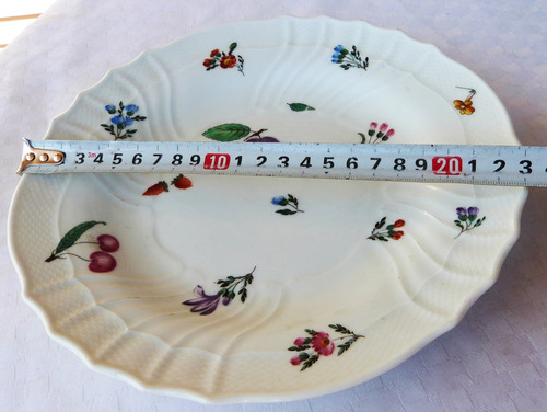 Monijor62-antigua Coleccion Plato Richard Ginori Flores Frut (Usado)