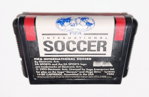 Cartucho Juego Fifa International Soccer Sega Genesis 16 Bit