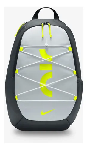 Mochila nike top cinza e laranja