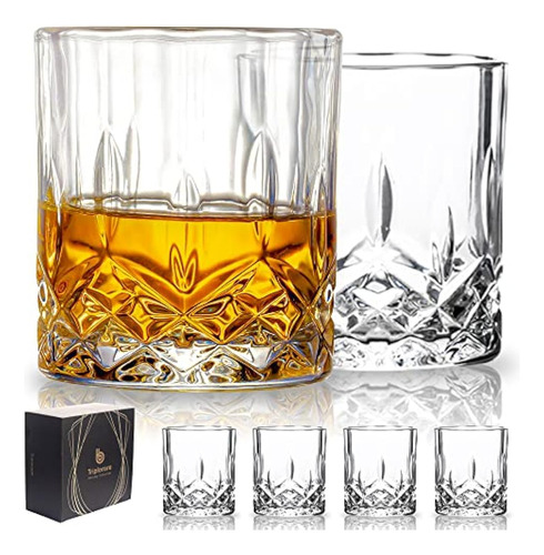 Juego De Vasos De Whisky Triplorare De 6, 11 Oz, Vasos De Wh