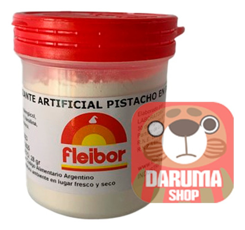 Esencia Aromatizante Artificial Fleibor Polvo 28g Pistacho