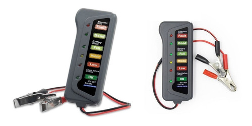 Probador Tester Bateria Alternador Carro Moto 12v 6 Luz Led