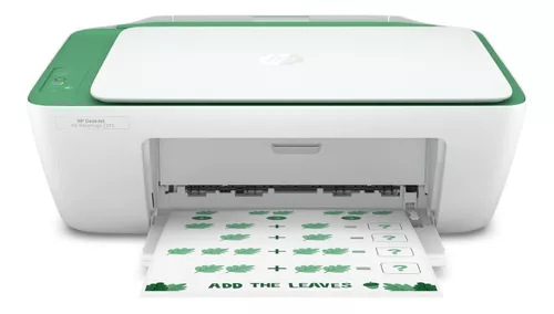 Impresora a color multifunción HP Deskjet Ink Advantage 2375 blanca y verde  200V - 240V