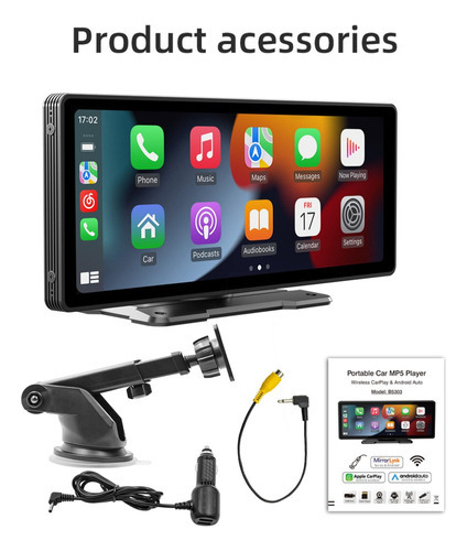Autoestéreo Mirrorlink Pantalla Táctil 9,3 Pulgadas Carplay