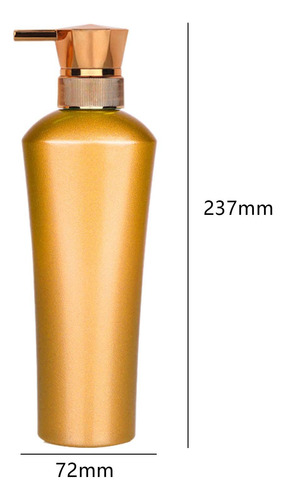 Dispensador De Loción, Botella, Jabón De Hexágono De Oro