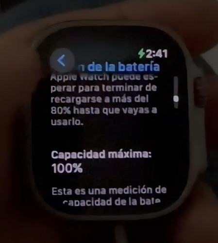 Apple Watch Ultra 2 Como Nuevo Batería Al 100% Gris Mesh Gris Oscuro Plateado (Usado)