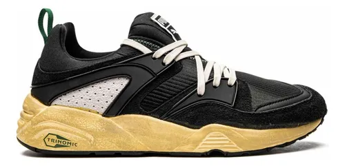 Puma disc blaze black gold sale