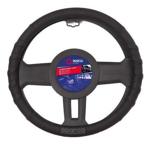 Cubre Volante Deportivo Auto Sparco Gris Rojo Azul