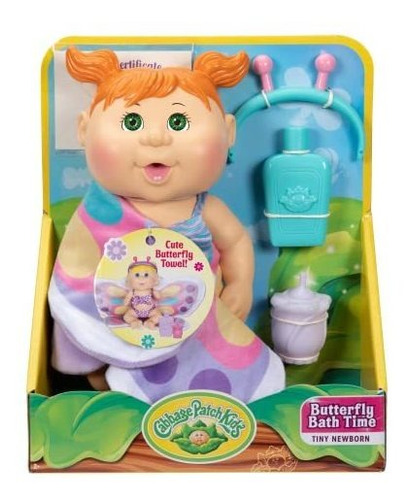 Cabbage Patch Kids Butterfly Bath Time Tiny Newborn Con Toal