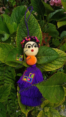 Lote De 12 Frida Kahlo  Bordadas Y Trenzadas A Mano/ Chiapas