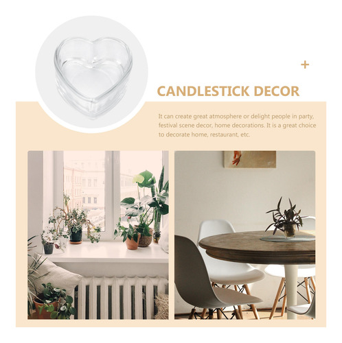 Adorno Para Portavelas De Uso Doméstico, Cristal Exquisito,