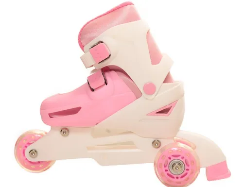 Rollers Patines Niña 2 En 1 Extensible Protecciones Casco