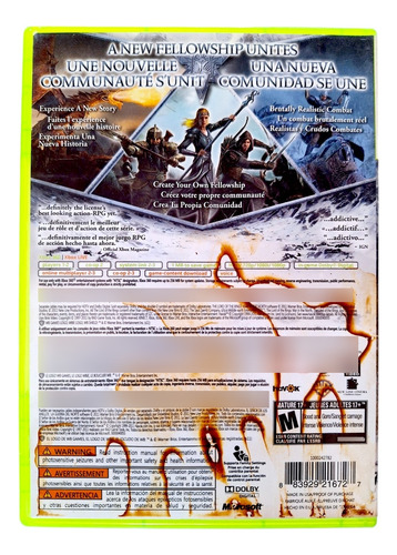 Lord Of The Rings War In The North Xbox 360 En Español (Reacondicionado)