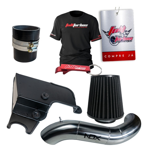 Kit Intake Nox Filtro De Ar Esportivo Audi 8v S3 Quattro 2.0