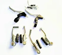 Comprar Juego De Frenos Bici V-brake Kit Aluminio + Manijas Del+tras