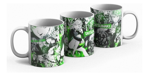 Taza Mug 11oz Anime Manga One Punch Man Tatsumaki