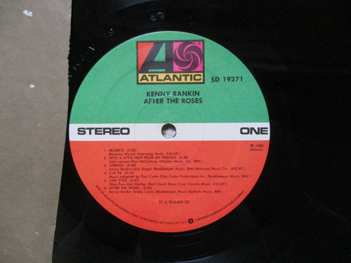 Imagen 5 de 5 de Kenny Rankin - After The Roses (atlantic Sd 19271) Usa