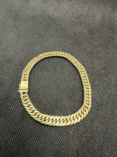 Pulseira Grumet Dupla Oca 8mm Em Ouro 18k 750