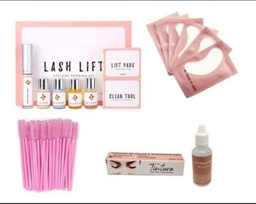 Kit Lash Lifting O Permanente D Pestañas + Tinte Stock 