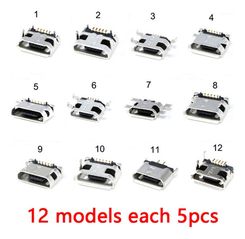 Sq * Conectores B Extra Terminal Smd De 5 Pines 12 Model